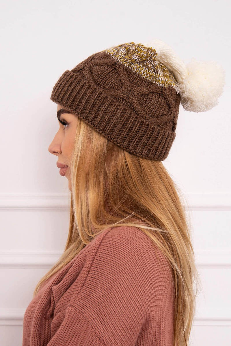 Дамска шапка с полар Алис K248