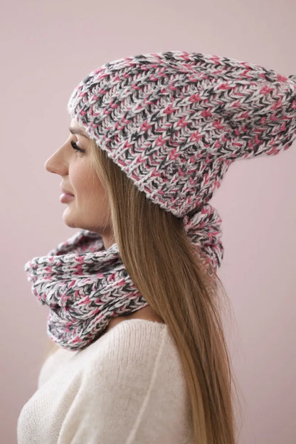 Дамски комплект шапка с шал Flawia K269