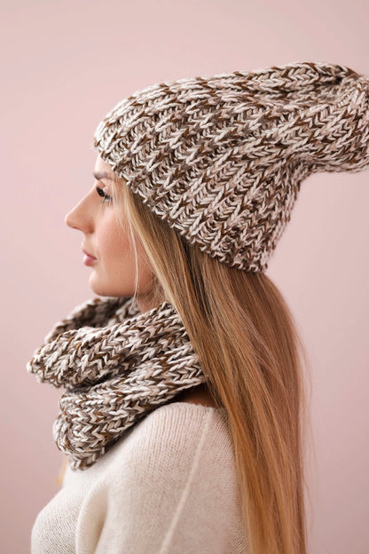 Дамски комплект шапка с шал Flawia K269