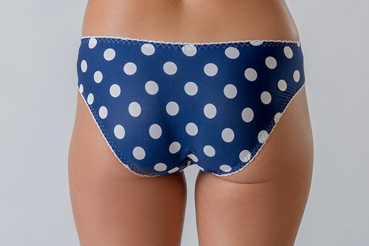 Сини бикини на точки KORA FIGI