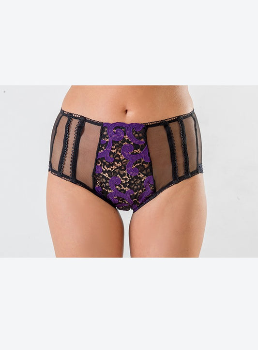 Дълбоки черни тюлени бикини LAURA FIGI BIG