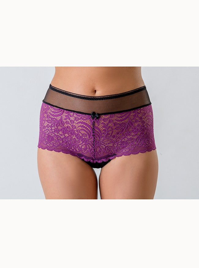 Лилав дантелен боксер NAOMI SHORTY