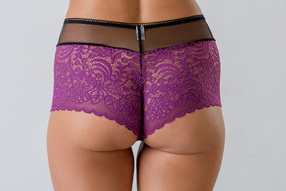 Лилав дантелен боксер NAOMI SHORTY