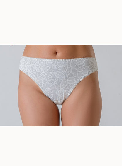 Бели еластични бикини NEL FIGI