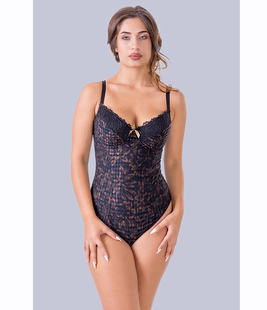 Боди с оформени чаши тип прашки Teofila Body