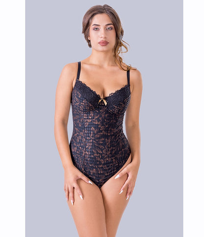 Боди с оформени чаши тип прашки Teofila Body