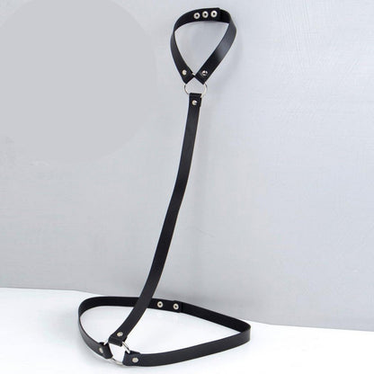 Черен халтер харнес горна част AA-0235