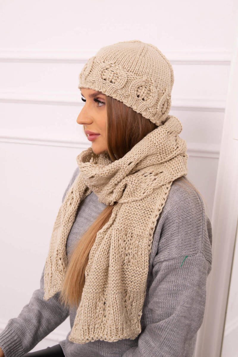 Комплект шапка с шал Adrianna K417