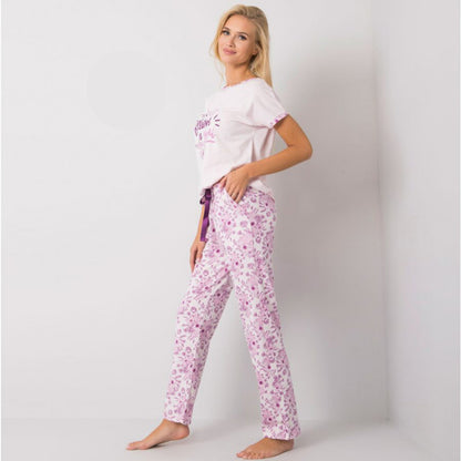 Дамска пижама от тениска с панталон B-3278