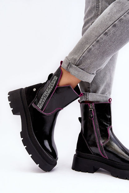  Ниски обувки с ток model 190707 Step in style 