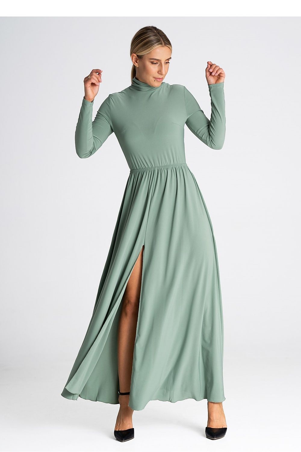  Дневна рокля model 191019 Figl 