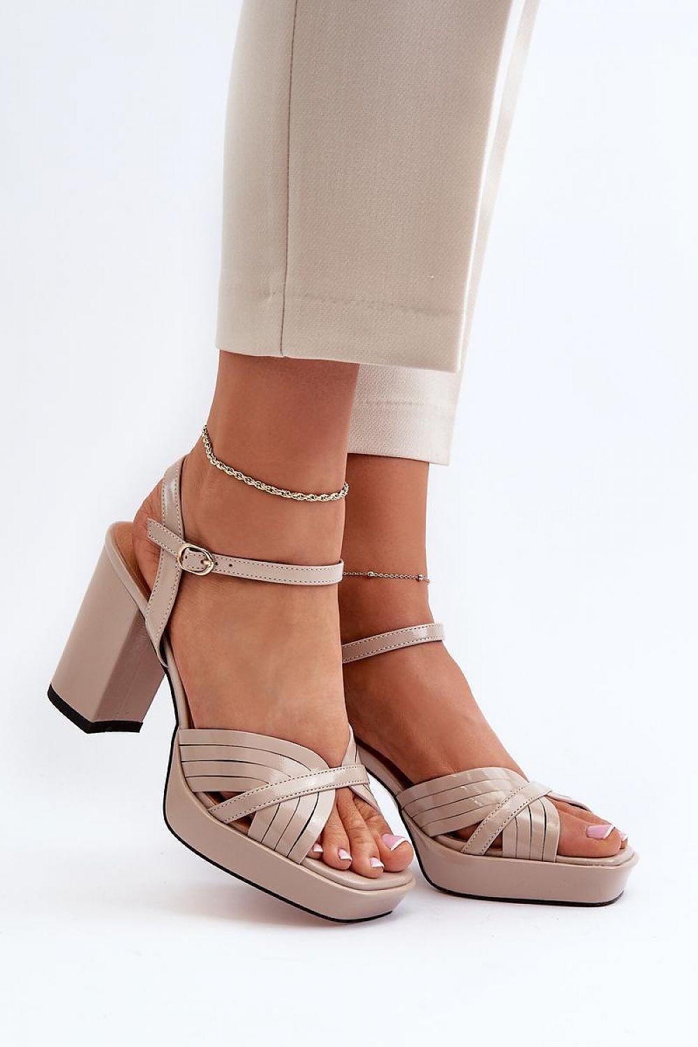  Сандали на ток model 195544 Step in style 