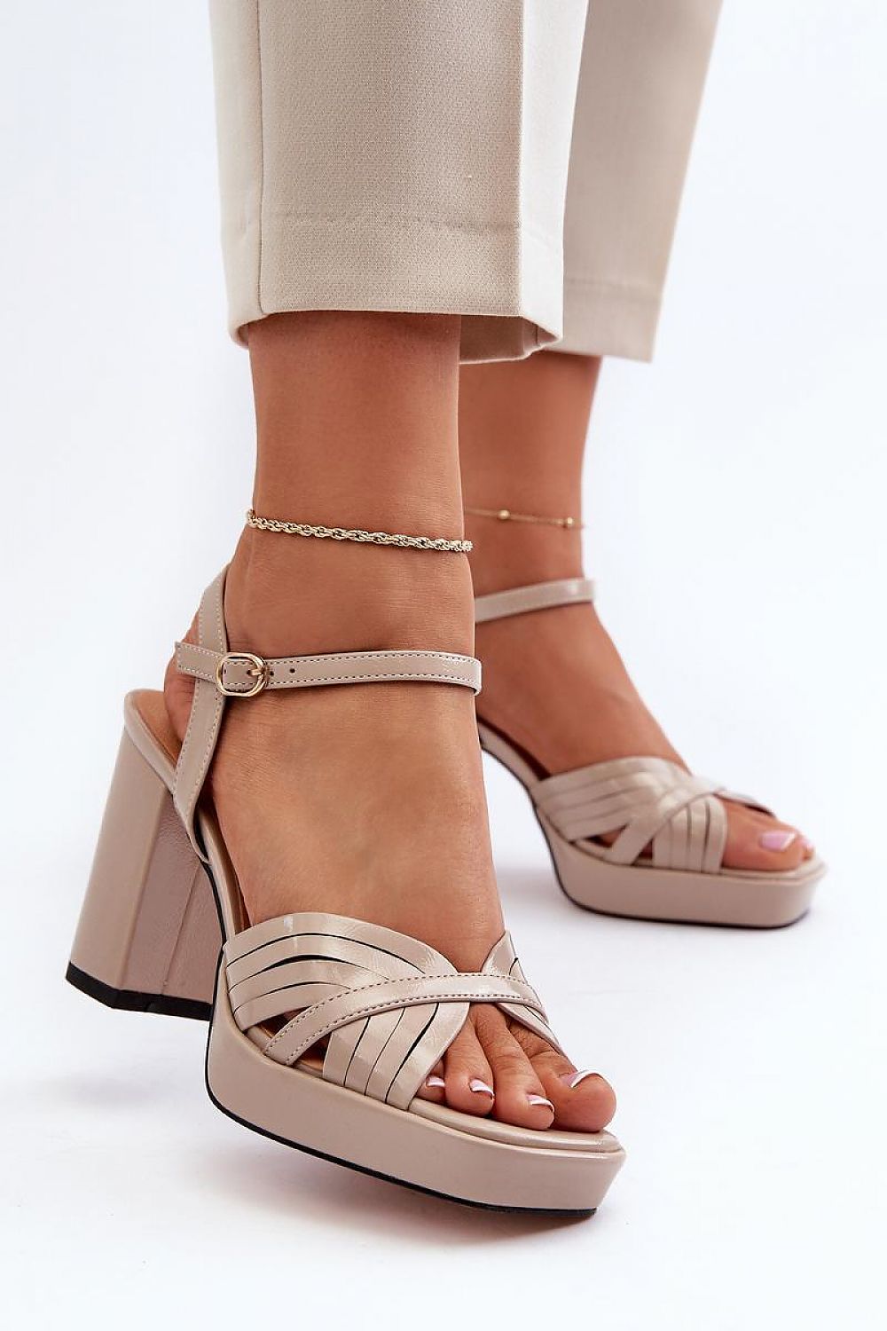  Сандали на ток model 195544 Step in style 