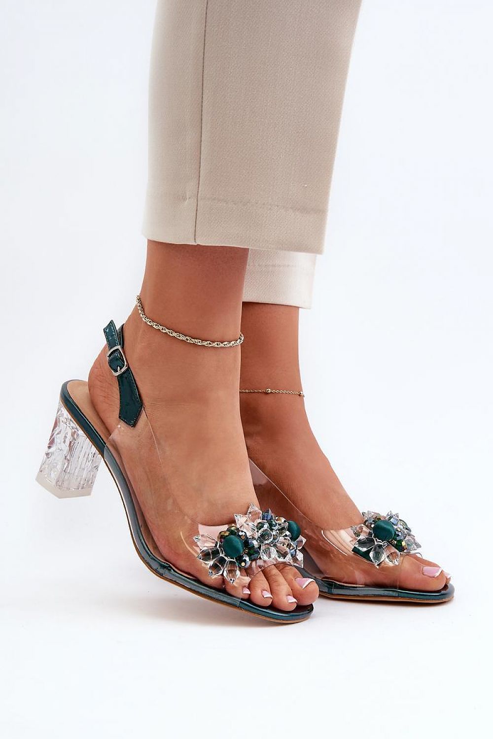  Сандали на ток model 195570 Step in style 