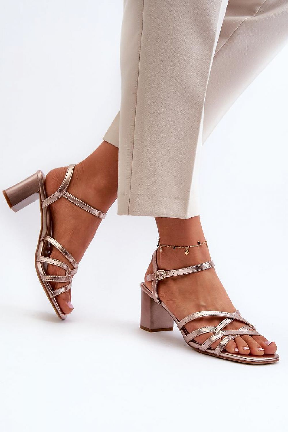  Сандали на ток model 195745 Step in style 