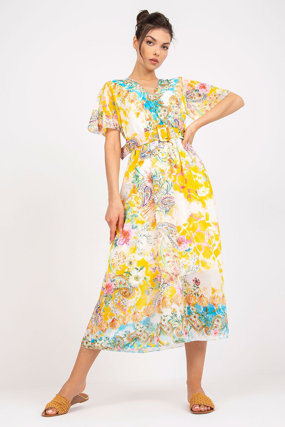  Дневна рокля model 196201 Italy Moda 