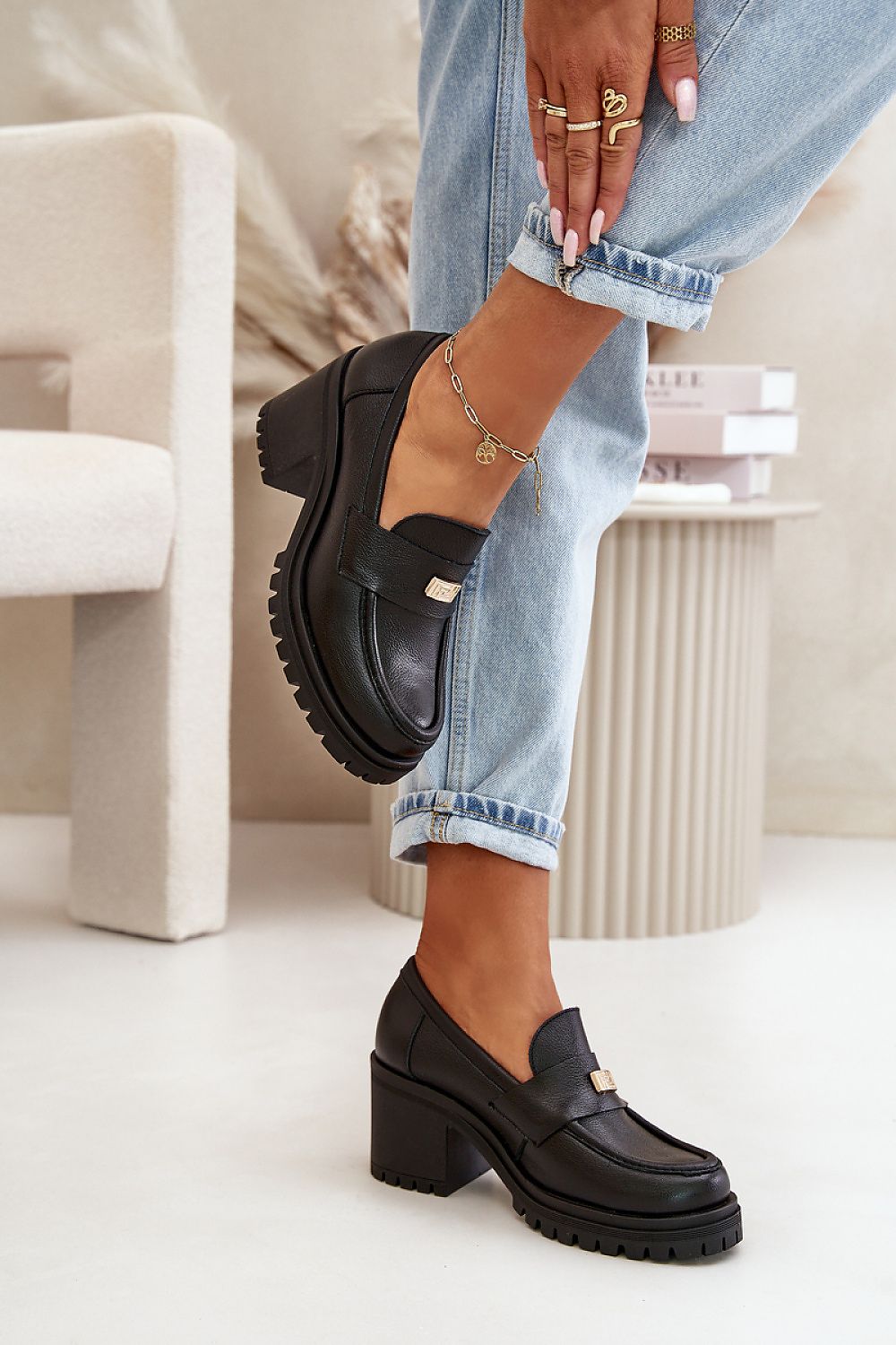  Ниски обувки с ток model 199315 Step in style 
