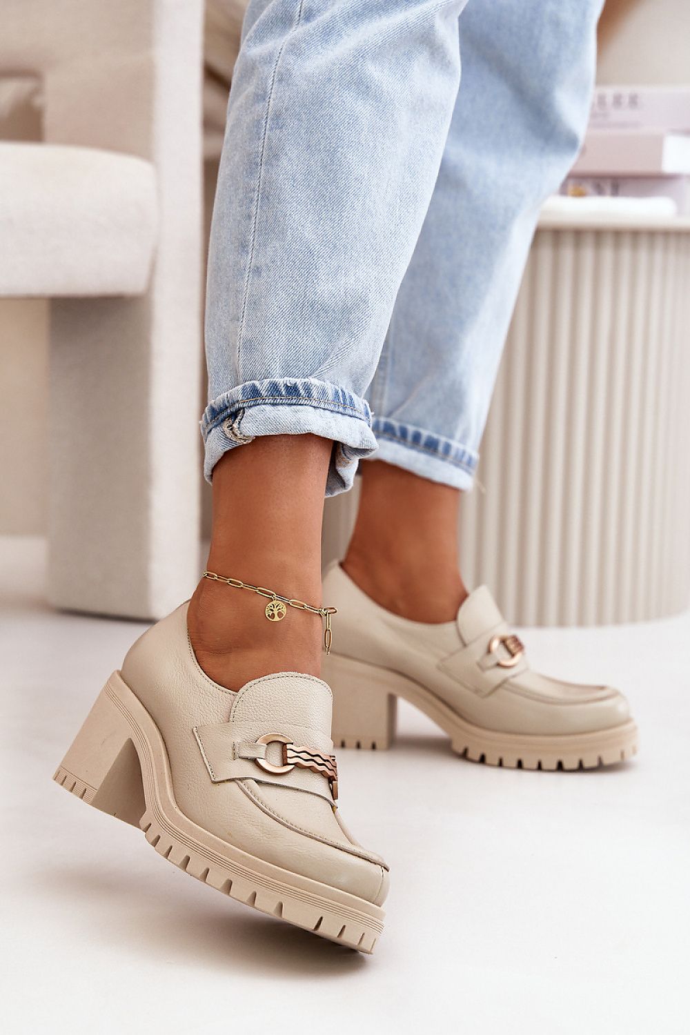  Ниски обувки с ток model 199811 Step in style 