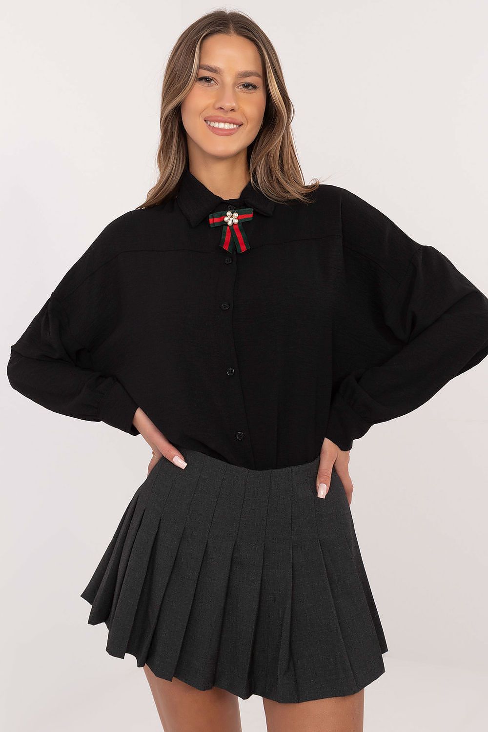  Риза с дълъг ръкав model 203730 Italy Moda 