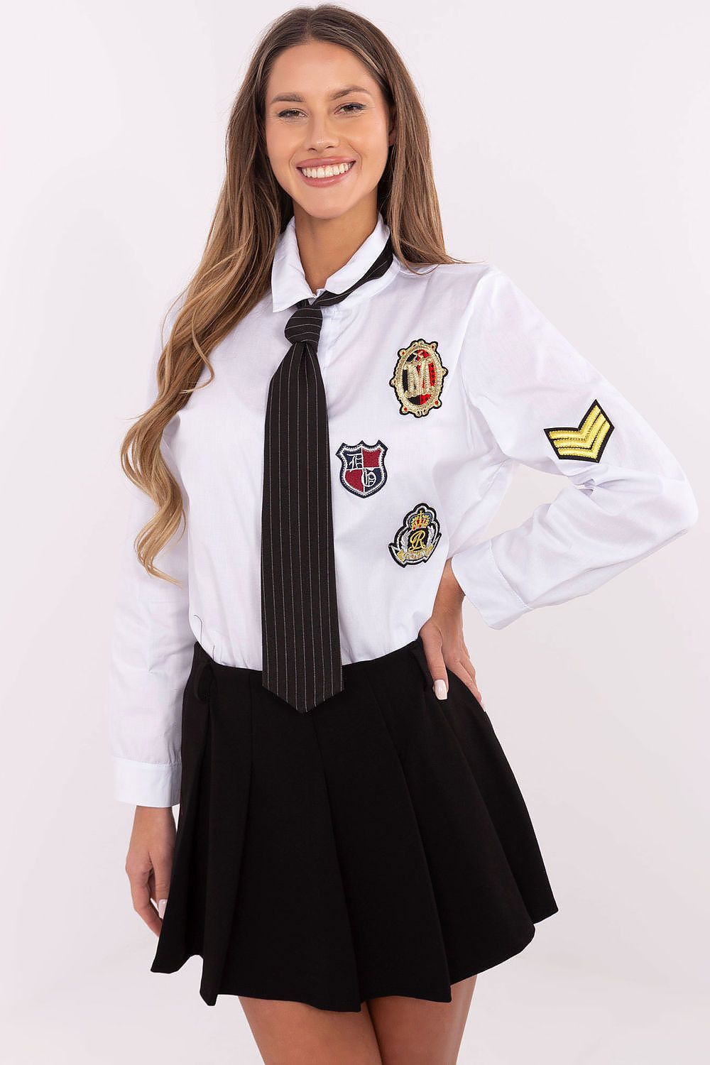  Риза с дълъг ръкав model 203948 Italy Moda 