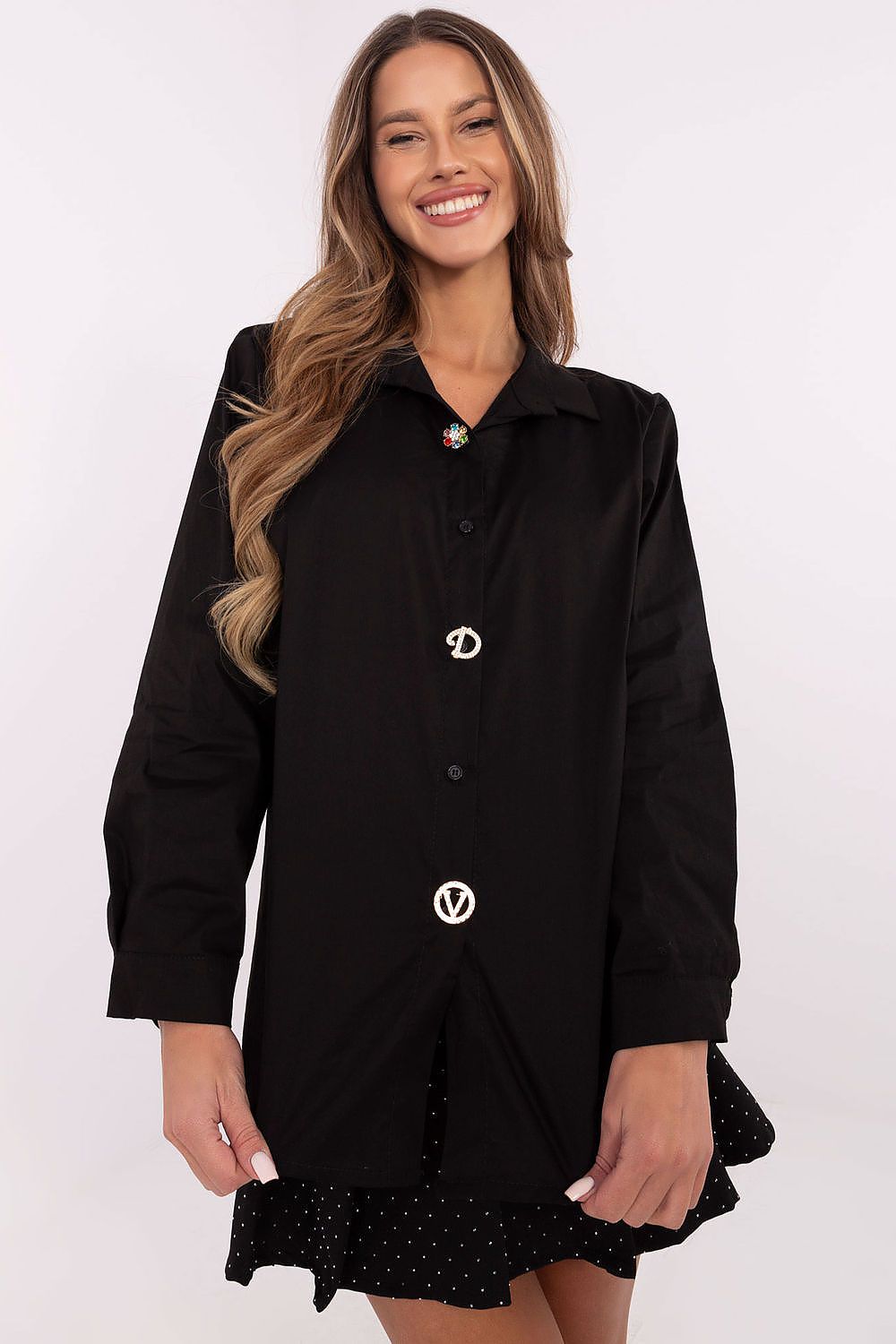  Риза с дълъг ръкав model 204396 Italy Moda 