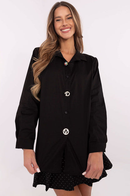  Риза с дълъг ръкав model 204396 Italy Moda 