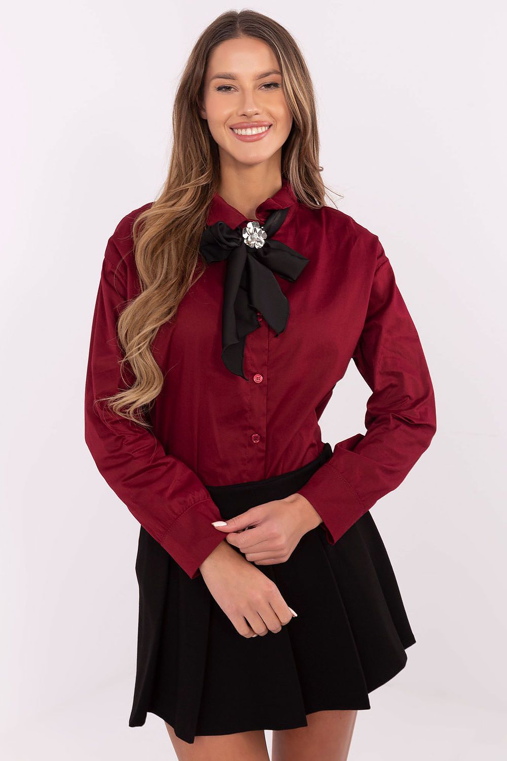  Риза с дълъг ръкав model 204399 Italy Moda 