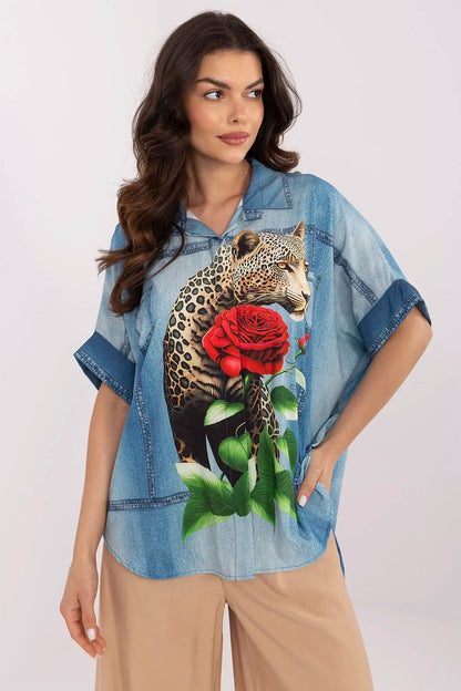  Риза с дълъг ръкав model 210971 Italy Moda 
