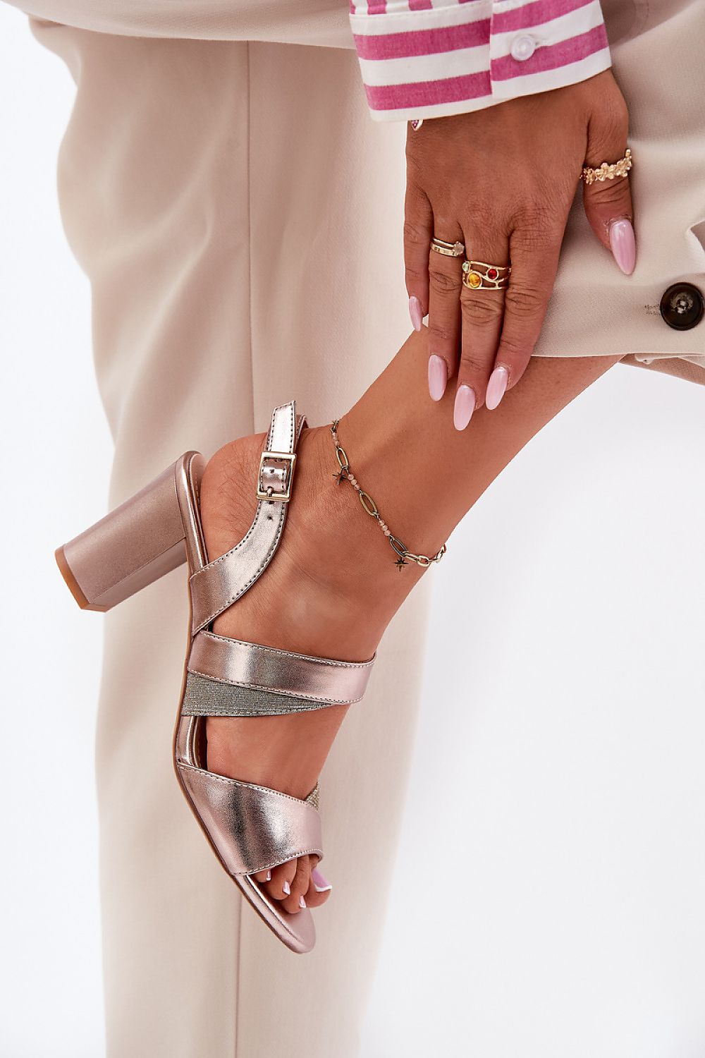 Сандали на ток model 212909 Step in style 