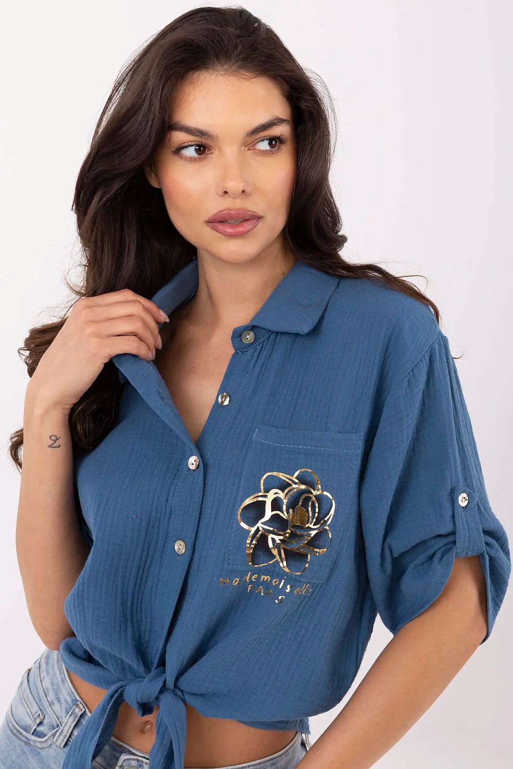  Риза model 213430 Italy Moda 