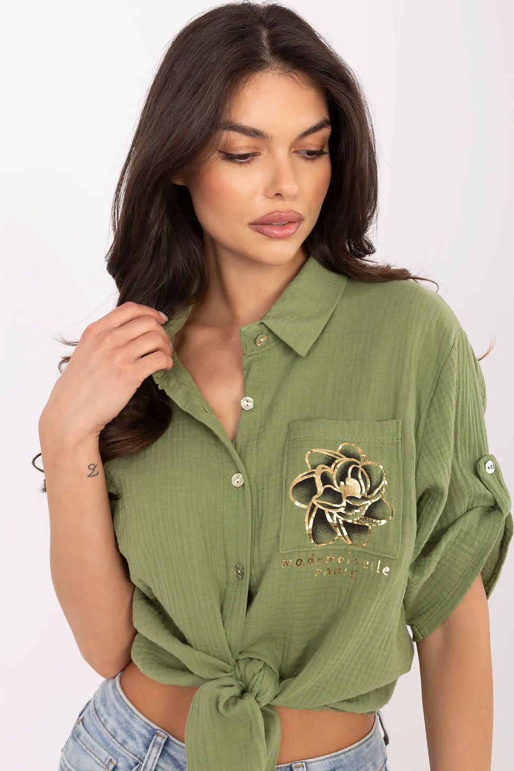  Риза model 213431 Italy Moda 