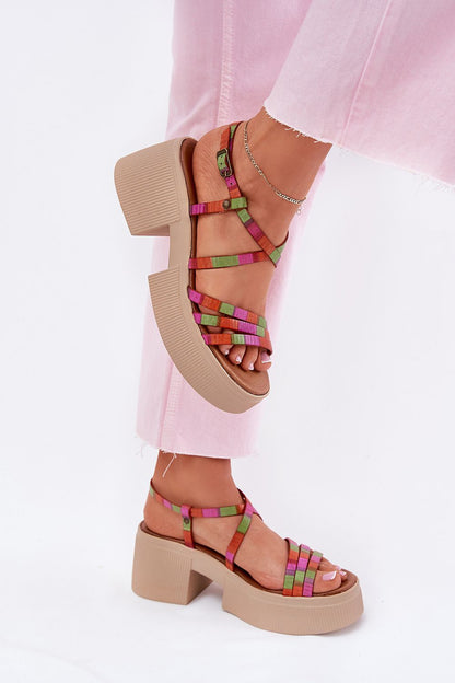  Сандали на ток model 215023 Step in style 