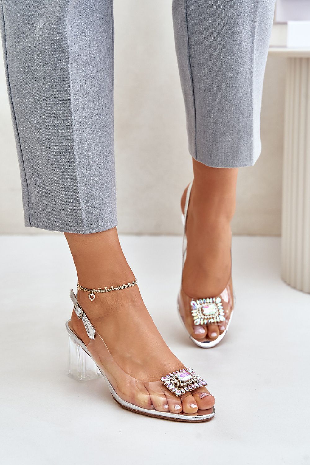  Сандали на ток model 215722 Step in style 