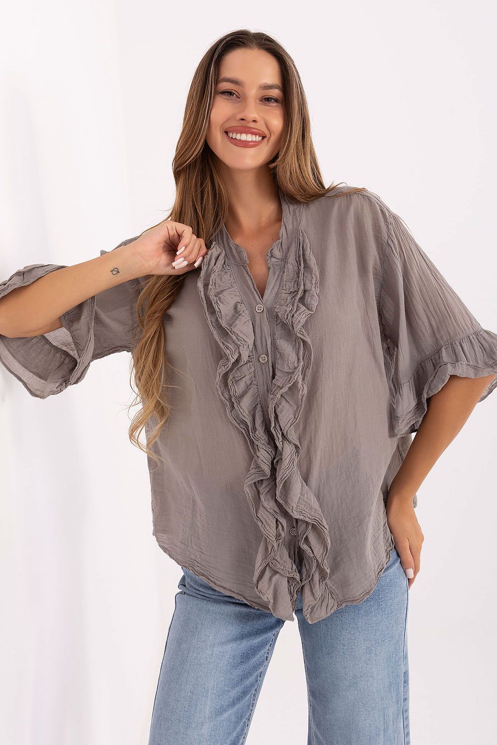  Риза model 215813 Italy Moda 