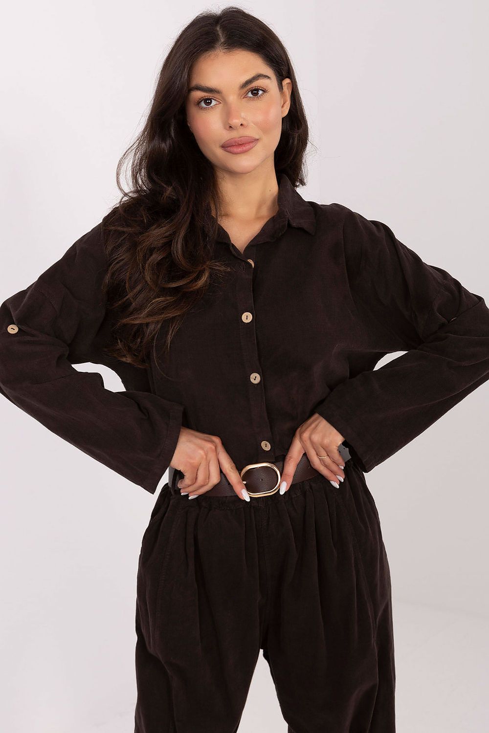  Риза с дълъг ръкав model 220827 Italy Moda 
