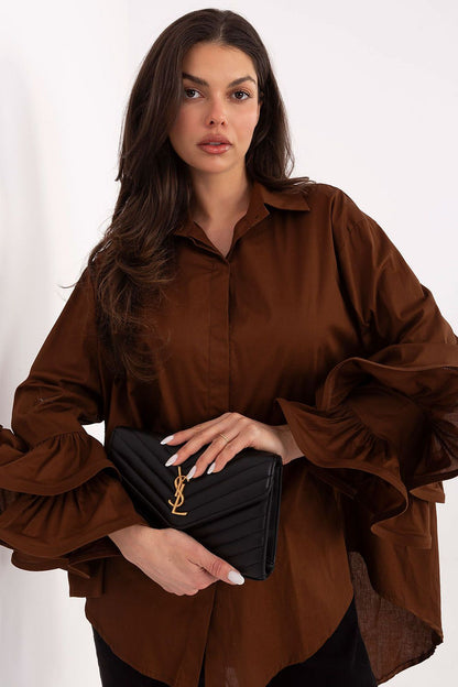  Риза с дълъг ръкав model 222314 Italy Moda 