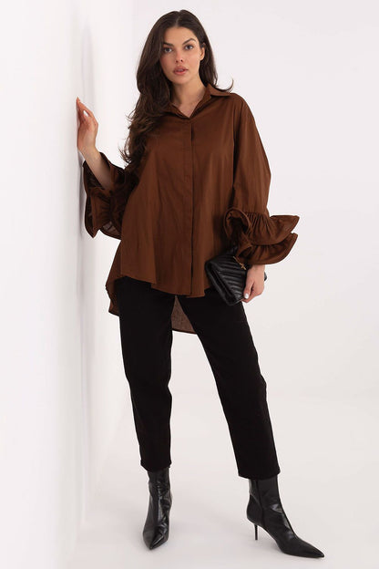  Риза с дълъг ръкав model 222314 Italy Moda 