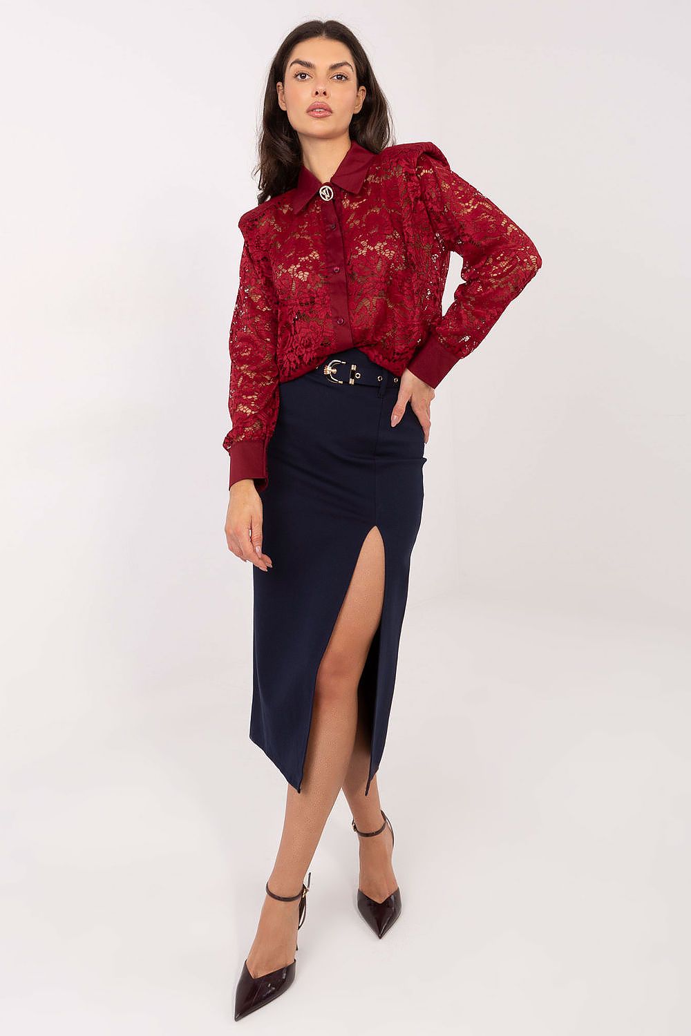  Риза с дълъг ръкав model 222319 Italy Moda 
