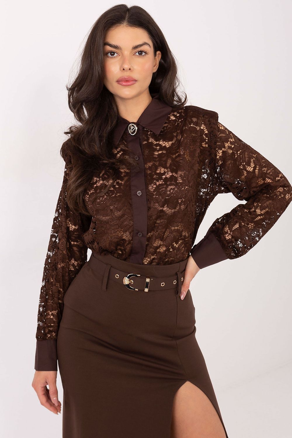 Риза с дълъг ръкав model 222321 Italy Moda 