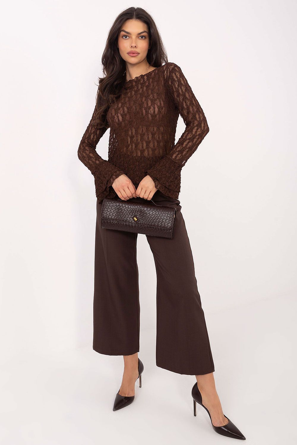  Коприна с дантела model 222447 Italy Moda 