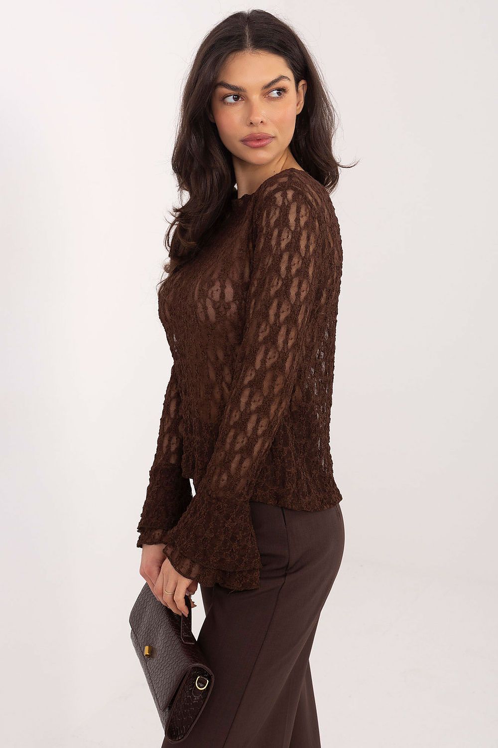  Коприна с дантела model 222447 Italy Moda 