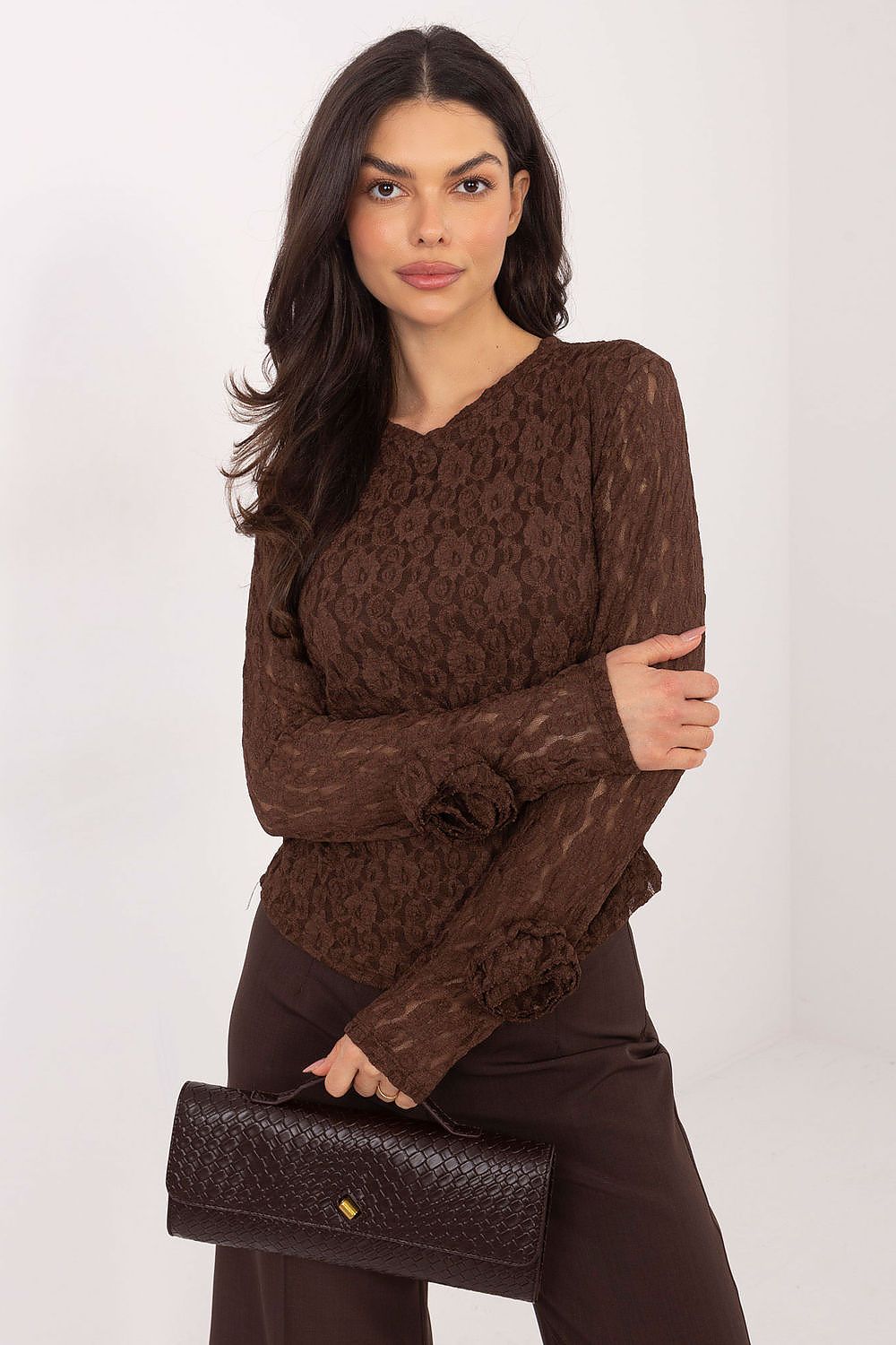  Коприна с дантела model 222451 Italy Moda 