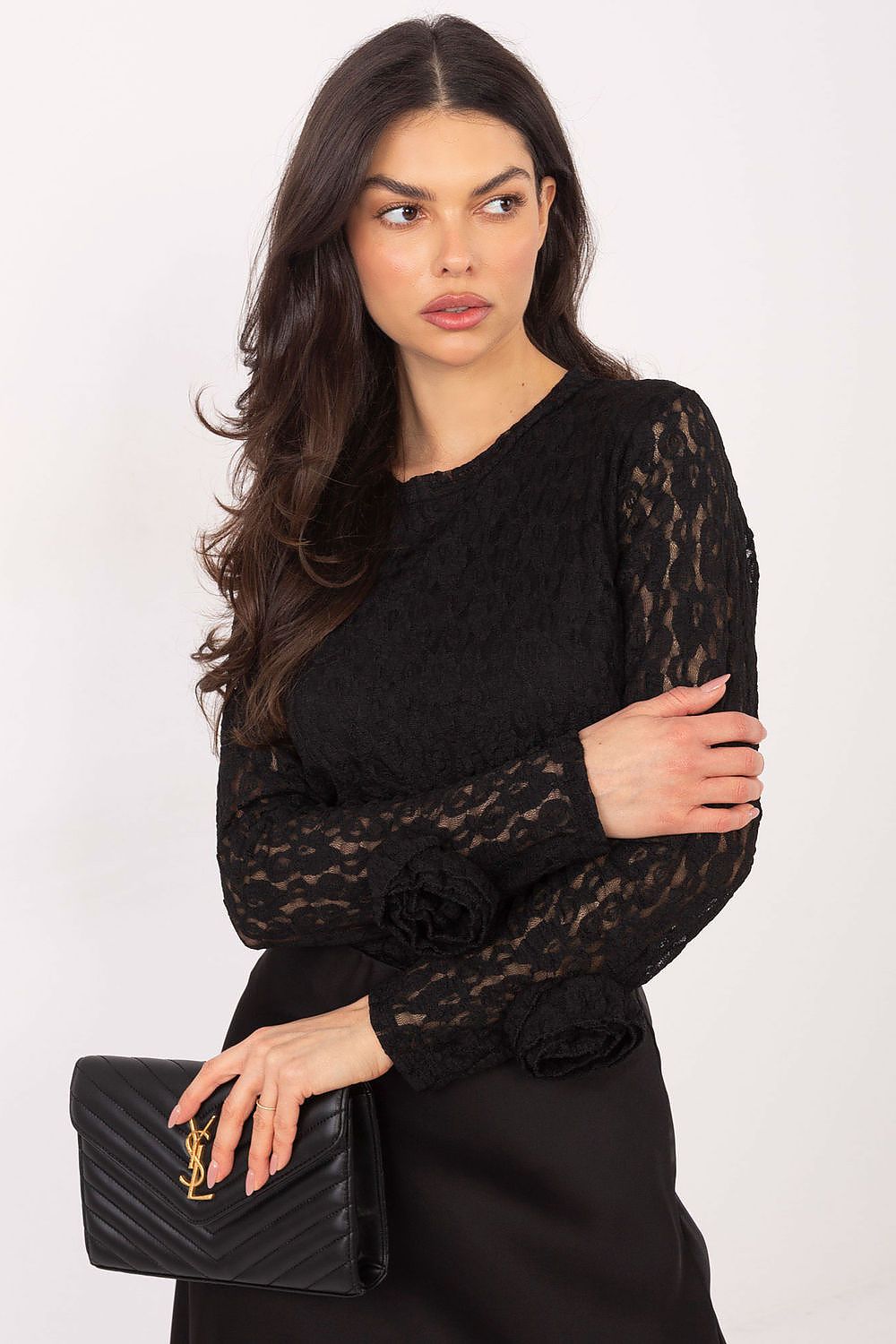  Коприна с дантела model 222452 Italy Moda 