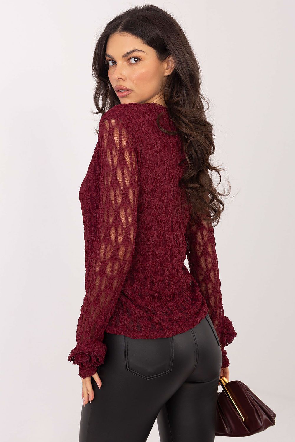  Коприна с дантела model 222455 Italy Moda 