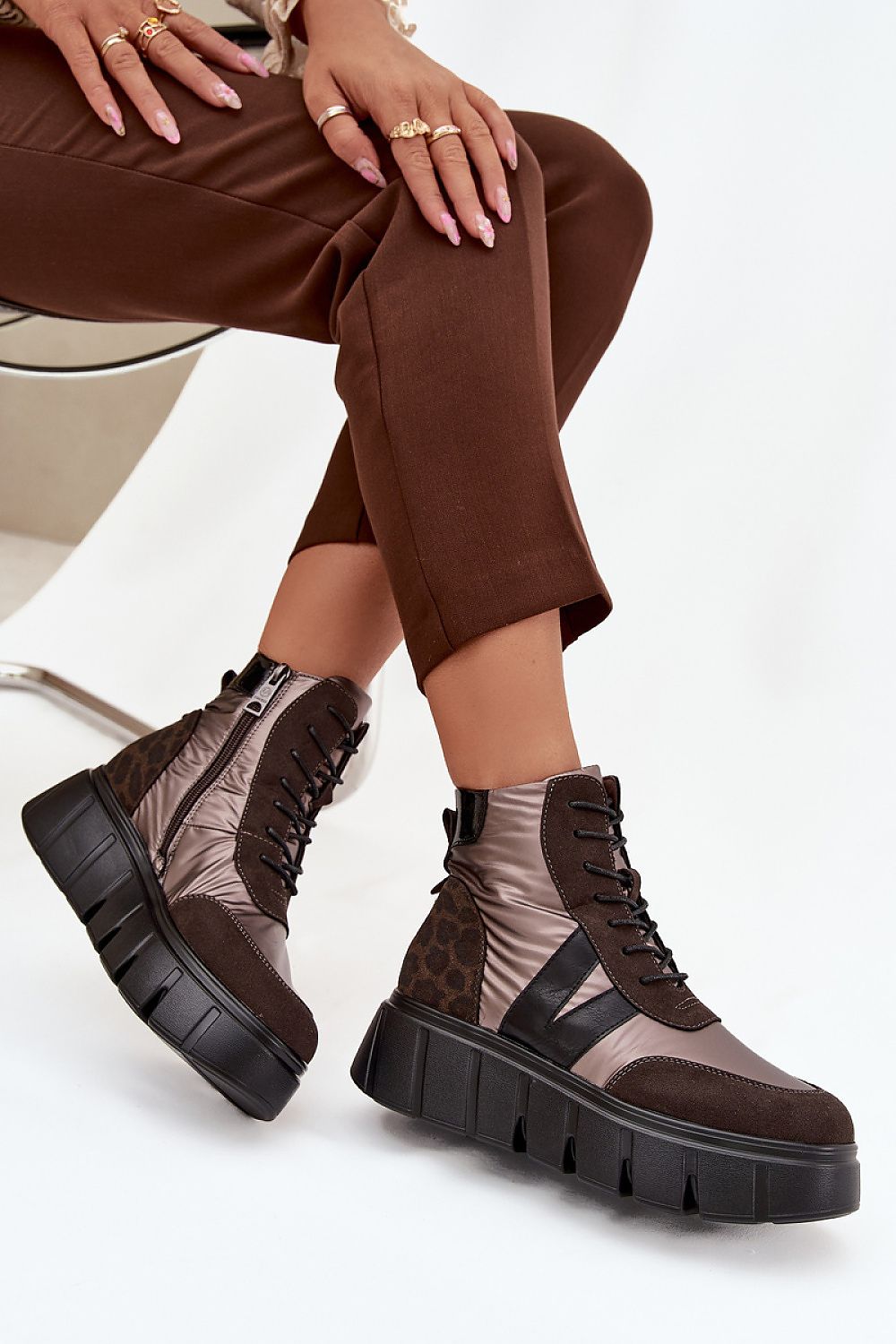  Ботуши на платформа model 222521 Step in style 