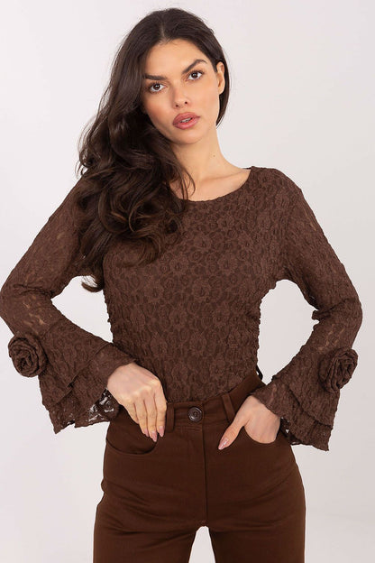  Коприна с дантела model 222739 Italy Moda 