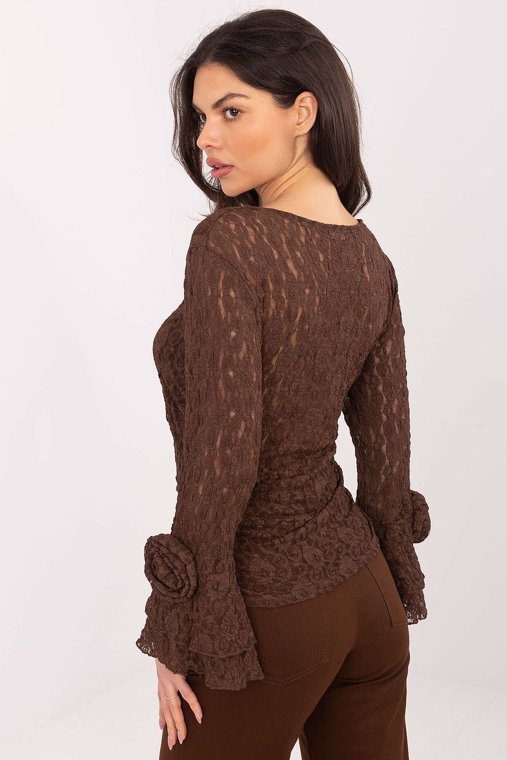  Коприна с дантела model 222739 Italy Moda 