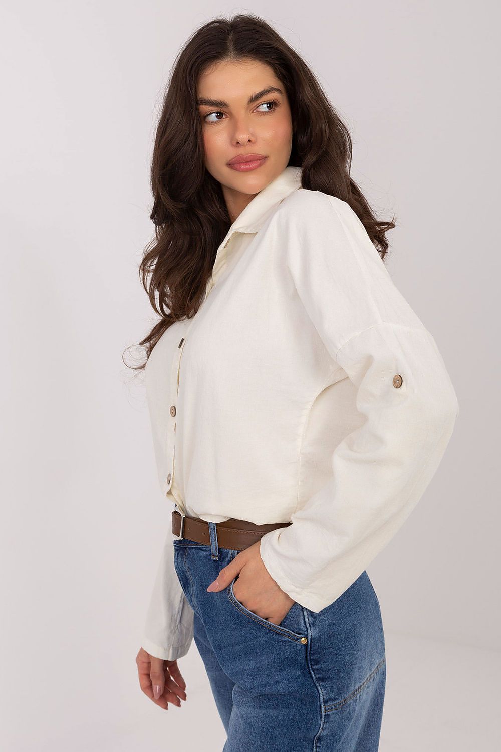  Риза с дълъг ръкав model 222883 Italy Moda 