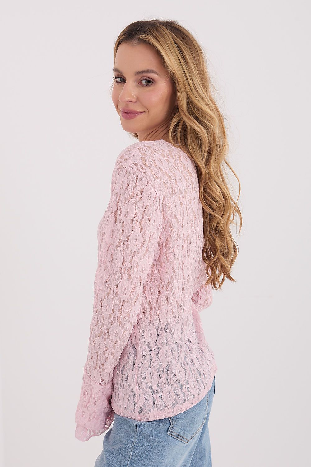  Коприна с дантела model 223407 Italy Moda 