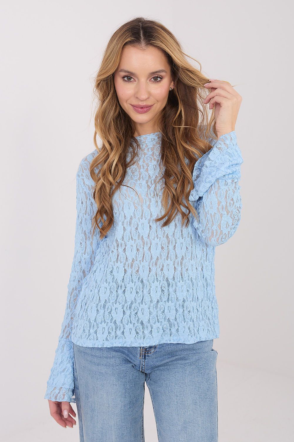  Коприна с дантела model 223408 Italy Moda 